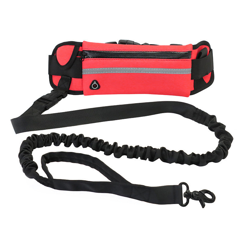 Hands-Free Shock-Absorbing Dog Leash Belt