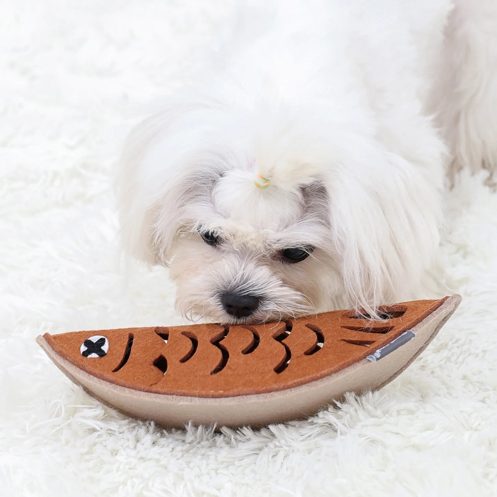 Fish-Shaped Interactive Chew Toy for Dogs