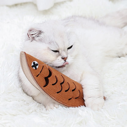 Fish-Shaped Interactive Chew Toy for Dogs