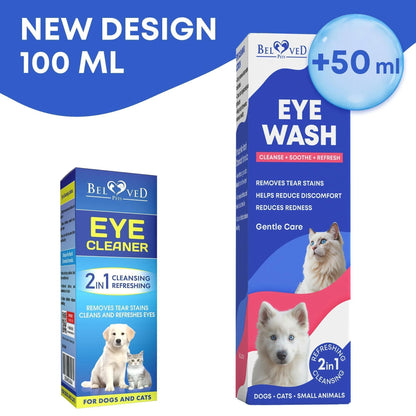 Cat & Dog Eye Wash Drops Tear Stain Remover & Cleaner