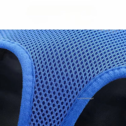 Double Shoulder Breathable Portable Travel Pet Dog Carrier Backpack Mesh Carrier Front Bag for Small Dog Cats Outdoor