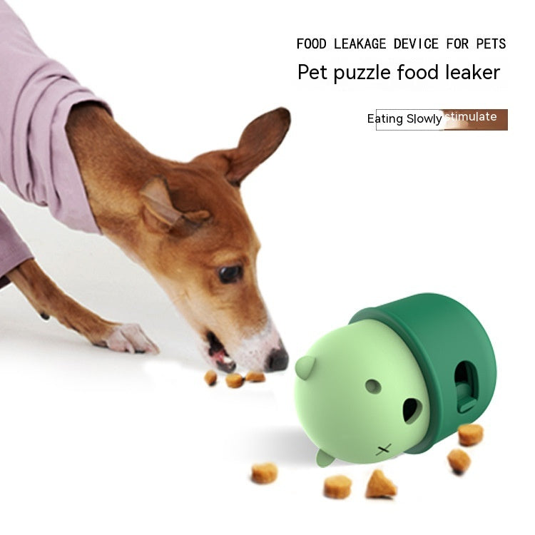 Natural Rubber Treat-Dispensing Dog Ball