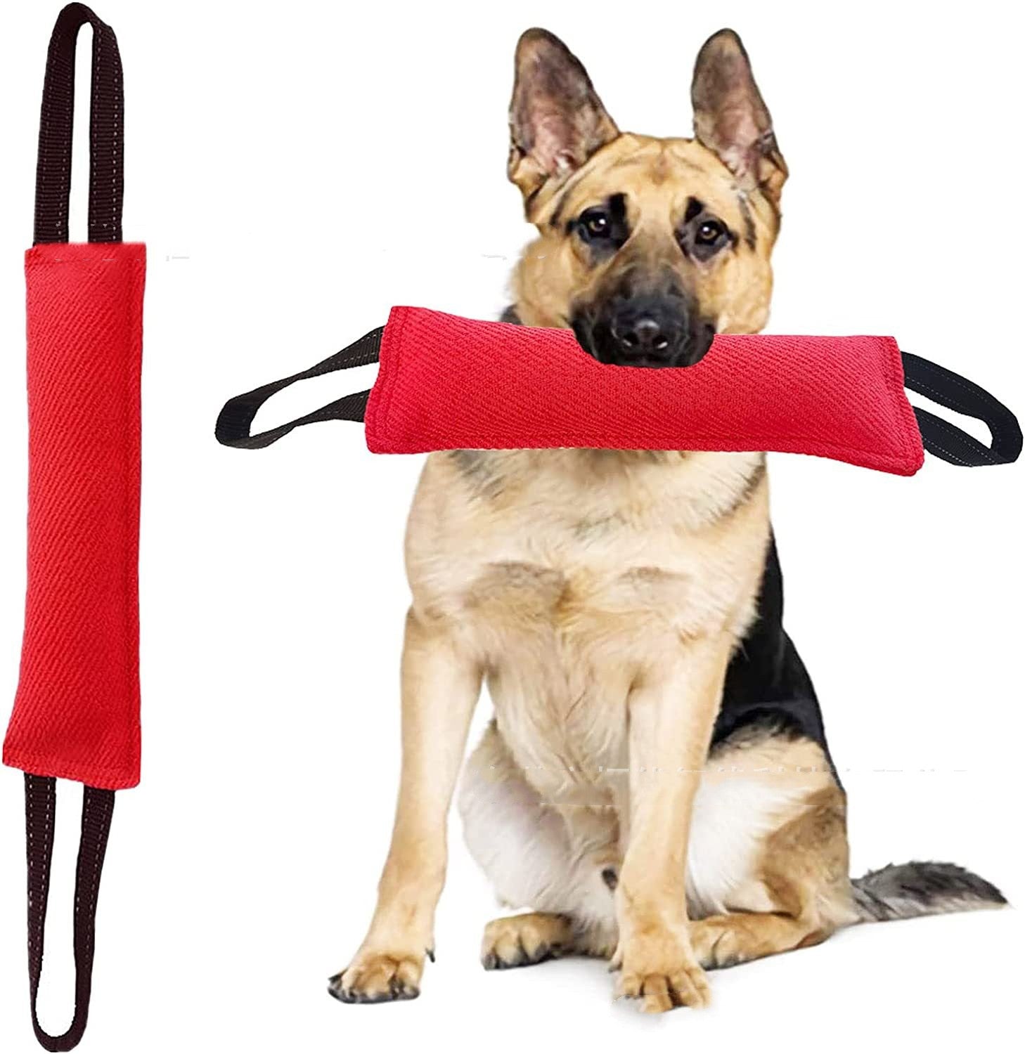 Jute Dog Training Tug Pillow Toy