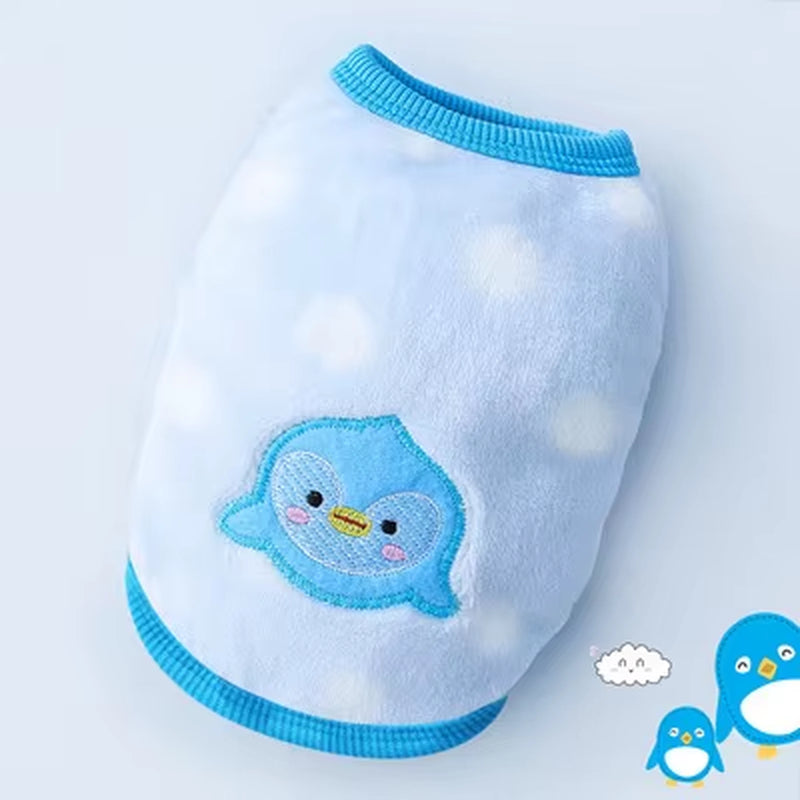 Soft Fleece Pet Dog Clothes for Small Dogs Cats Coats Jackets Vest Winter Warm Cute Pet Clothing for Dog Clothes Sweater Costume
