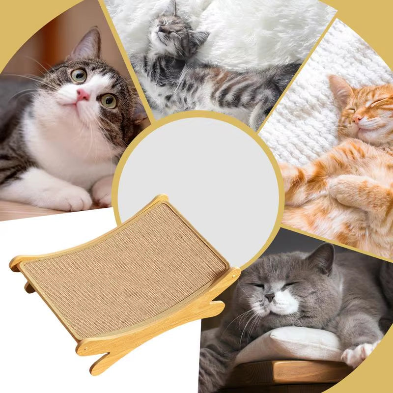 2-in-1 Cat Scratcher Lounge Bed