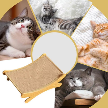 2-in-1 Cat Scratcher Lounge Bed