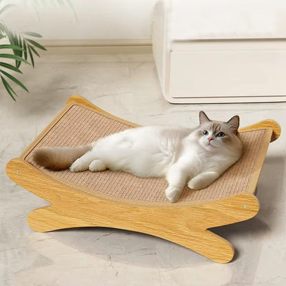 2-in-1 Cat Scratcher Lounge Bed